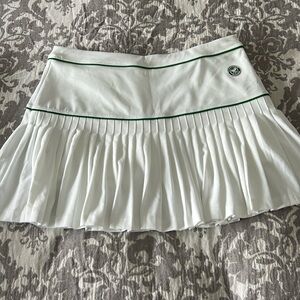 Wimbledon championship tennis skirt, sz L